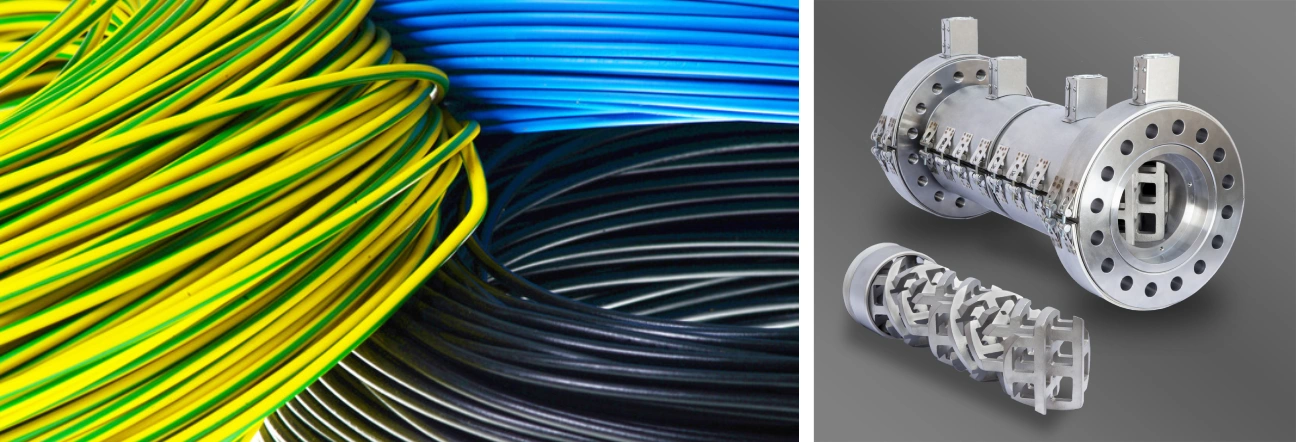 More output in cable extrusion