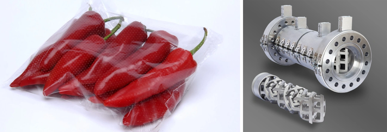 High quality blown film with tight thickness tolerance